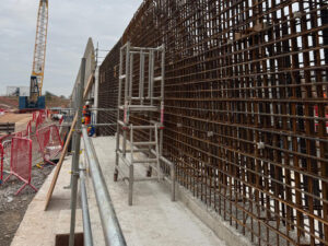 HS2 Overbridge infrastructure project in Birmingham