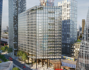 Bankside Yard West mixed-use development in Blackfriars, London