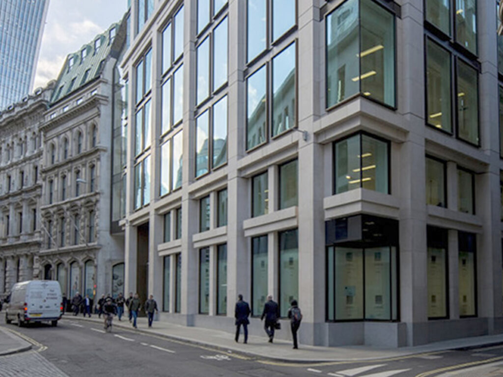 Aurum commercial development on Lombard Street, London