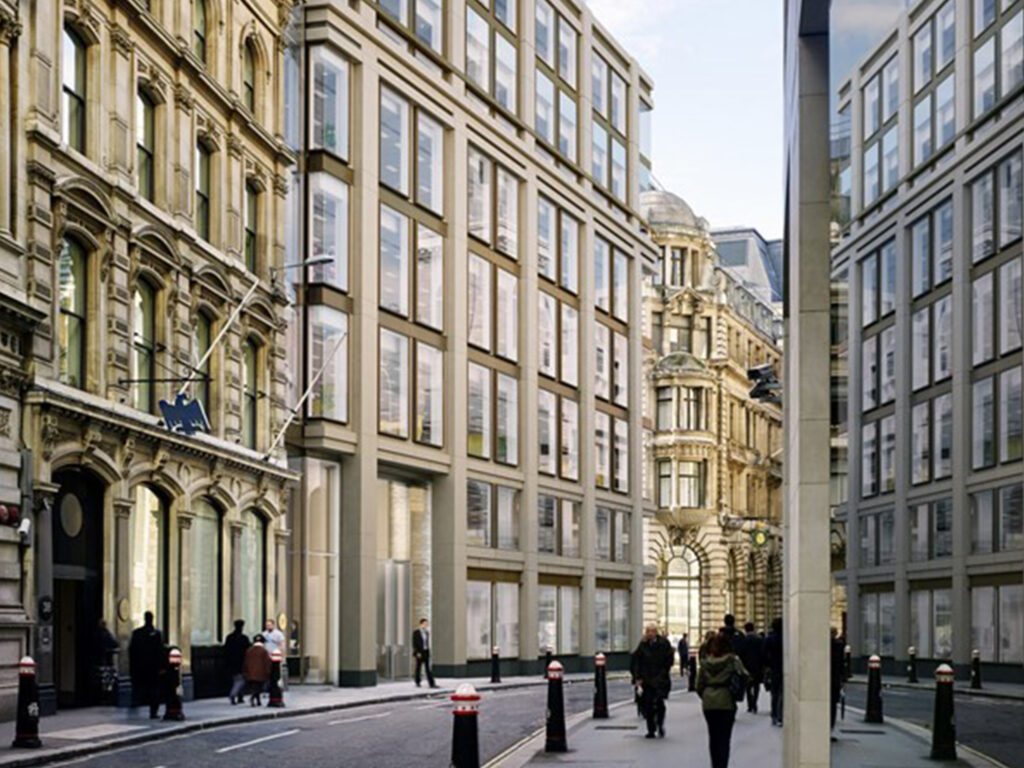 Aurum commercial development on Lombard Street, London