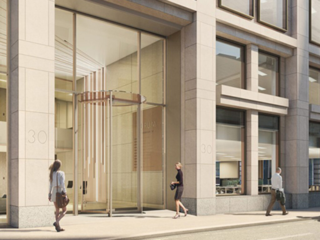 Aurum commercial development on Lombard Street, London