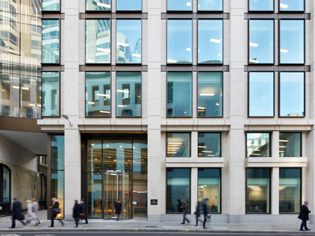 Aurum commercial development on Lombard Street, London
