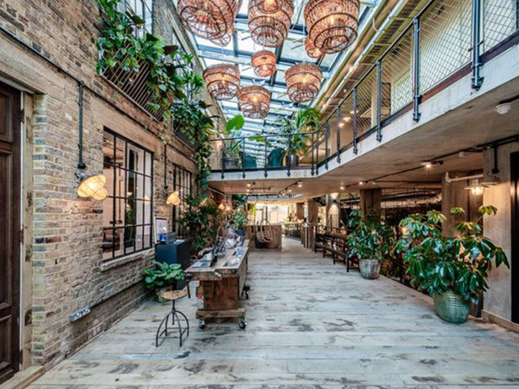 The Fisheries mixed-use development near London Fields Park, London