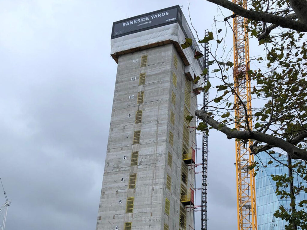 Bankside Yard West mixed-use development in Blackfriars, London
