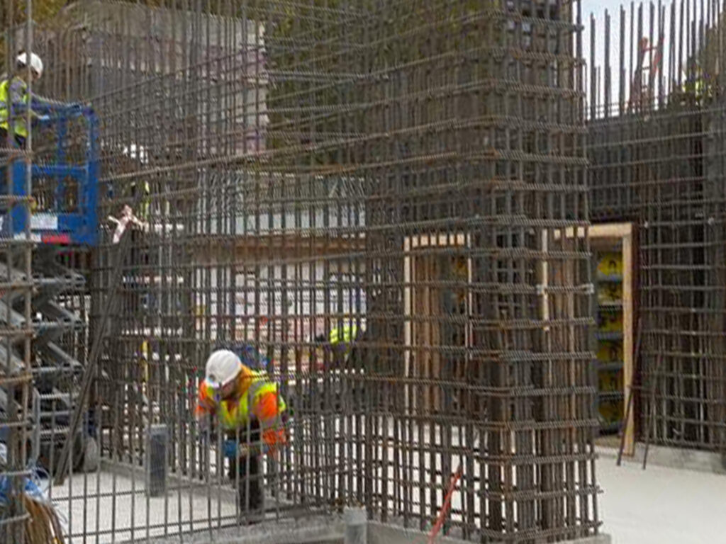 Elephant Park H7 residential development on Heygate Street in London