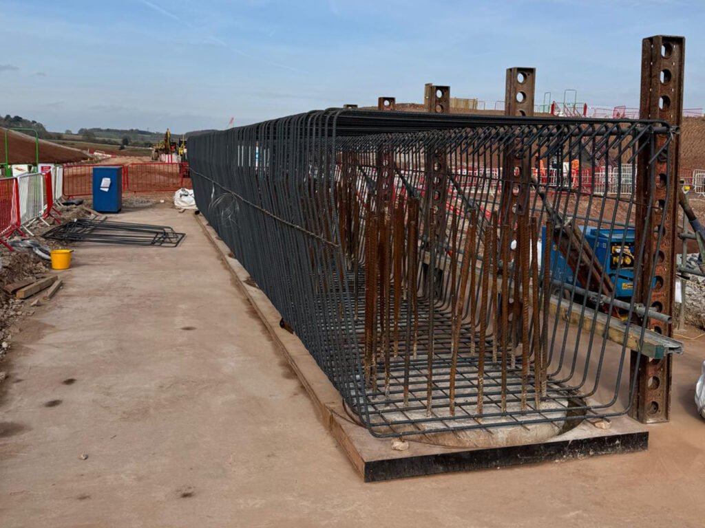 HS2 Overbridge infrastructure project in Birmingham