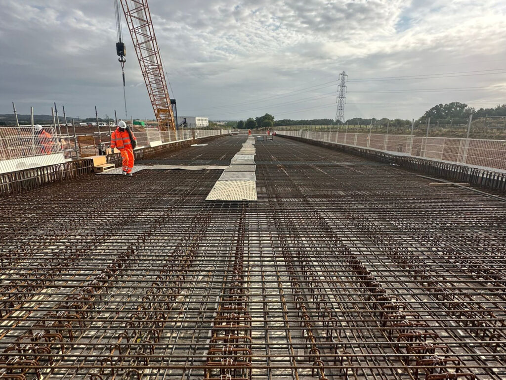 HS2 Overbridge infrastructure project in Birmingham